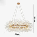 Axyaa LED Chandelier Staircase Pendant Light for Living & Dining Room Lighting