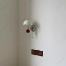 Axyaa LED European Wall Lamp: Eye Protection, Cable Switch, Decorative Lighting