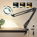 Axyaa LED Lighted 5X Magnifying Glass with 3 Color Modes
