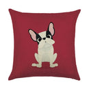 Axyaa Cartoon Dog Linen Pillowcase 45*45cm