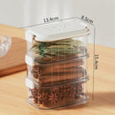 Axyaa Spice Storage Boxes: Multi-layered Plastic Seasoning Organizer for Kitchen