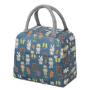 Axyaa Cartoon Lunch Bag: Insulated Portable Bento Box Tote for Kids, Picnics, School