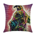 Axyaa Animal Print Pillow Cover: Stylish Sofa & Chair Linen Cushion Cover Art