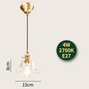 Axyaa Diamond Glass LED Pendant Lamp - Modern Nordic Hanging Lights