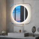 Axyaa LED Backlit Bathroom Mirror with 3 Light Colors & Dimming