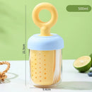 Axyaa Portable Dopamine Fruit Cup with Fork - Outdoor Leak-proof Double Layer Yogurt Cup
