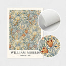 Retro William Morris Flower Wall Art Prints by Axyaa - Aesthetic Room Decor