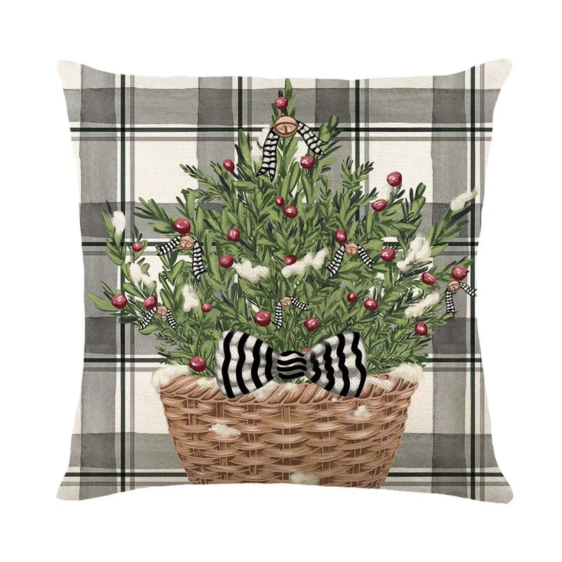 Axyaa Christmas Day Party Pillowcase Set