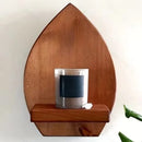 Axyaa Wooden Wall Shelf, Living Room Decor, Wall-mounted Planter Shelf