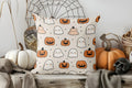 Axyaa Ghosts & Pumpkins Pattern Pillow Cover for Sofa, Bedroom & Car