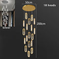 Axyaa LED Pendant Light Staircase Chandeliers Living Room Hanging Lamps
