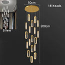 Axyaa LED Pendant Light Staircase Chandeliers Living Room Hanging Lamps