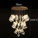 Axyaa Nordic Stair Chandelier Living Room Dining Pendant Ceiling Light