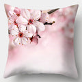 Axyaa Spring Flowers Landscape Cushion Cover 45x45cm - Decorative Pillow Case for Sofa and Bed