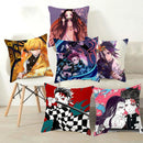 Axyaa Demon Slayer Kimetsu No Yaiba Pillowcase - Kamado Tanjirou Tomioka Giyuu Decor