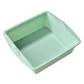 Silicone Square Cake Plate - Axyaa Non-Stick Brownie Pot with Anti-Slip Handle