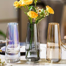Axyaa Glass Vase for Spring and Summer Home Decor, St. Patrick's Day Easter Theme