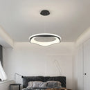 Axyaa Minimalist Art Ceiling Lamp White Black Pendant High-end Indoor Lighting