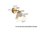 Axyaa Copper LED Wall Light Fixture Reading Dining Room Bedside Lamp