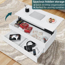 Axyaa Modern Wood Coffee Table - Elegant Centerpiece for Living Spaces