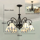 Axyaa Bohemian Stained Glass Pendant Chandelier: Creative Luxury Lighting for Home & Event Spaces