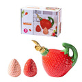 Axyaa Ceramic Strawberry Oil Pot Seasoning Jar Sugar Chili Soy Sauce Bottle