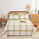 Axyaa Coarse Cloth Bed Sheet Queen Size Soft 100% Cotton Durable Breathable Naked Sleep