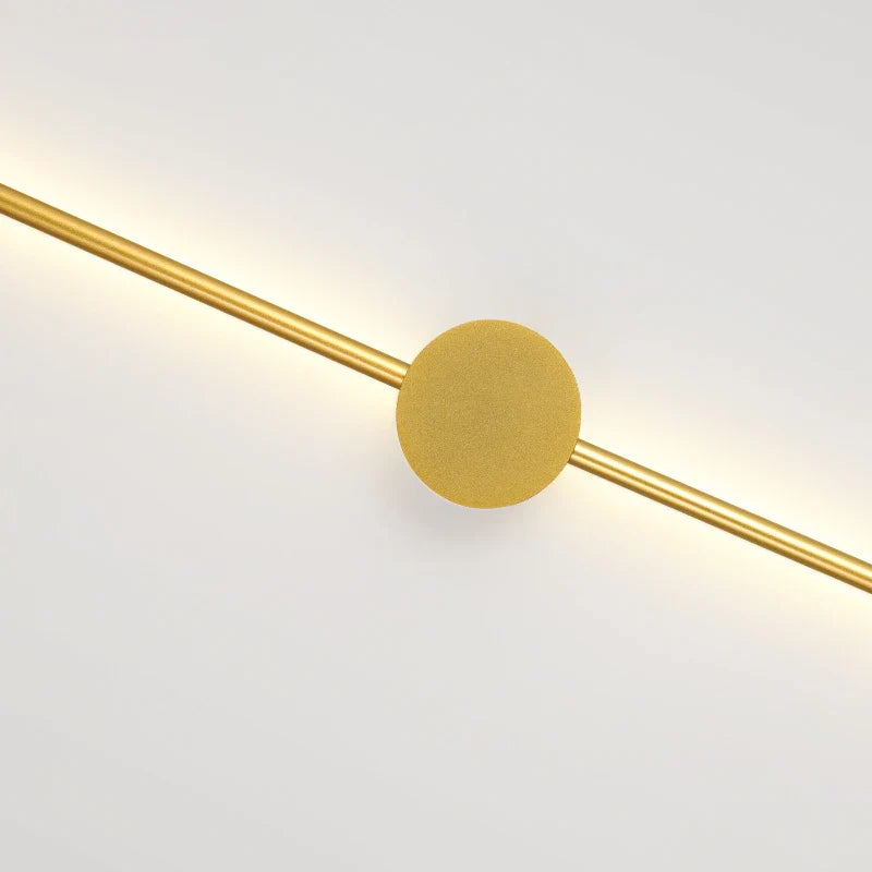 Modern Gold LED Wall Light for Home Decor by Axyaa - Sleek Design for Living Room & Bedroom