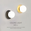 Axyaa Indoor LED Wall Sconce Gold Black for Home Bedroom Living Room