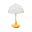 Axyaa Mushroom Table Lamp USB Rechargeable LED Night Light for Bedroom Decor