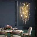 Axyaa Modern Crystal Ice Bar Wall Lamp - High-grade Living Room Bedroom Light