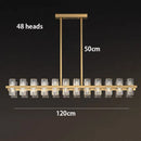 Axyaa Modern Ceiling Chandeliers: Elegant Hanging Light Fixture for Dining and Living Room