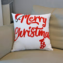 Axyaa Christmas Embroidered Pillowcase - Decorative Sofa Cushion Cover