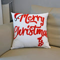Embroidered Christmas Pillowcase Cojines by Axyaa for Living Room Sofa Decor
