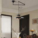 Axyaa Retro Disc Pendant Lamp for Dining Room, Bar Counter, and Study