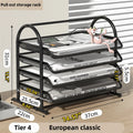 Axyaa Mesh File Holder Stand Organizer Tray for Home Office Desk Supplies