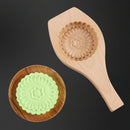 Axyaa Wood Cake & Mooncake Mold: Eco-Friendly Animal Flower Pastry Multilattice Mold