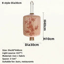 Axyaa Zen Fabric LED Pendant Chandelier for Living Room Bedroom Decor