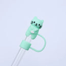 Axyaa Silicone Cat Tumbler Straw Topper for Stanley Thermo Cup