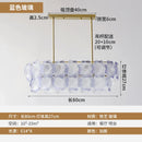 Axyaa Modern French Crystal Glass Chandelier for Home Décor