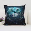 Axyaa Rose Print Pillow Cover - Romantic Home Decor & Gift