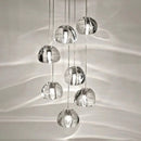 Axyaa Modern Staircase Chandeliers LED Pendant Lights for Living Room