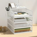 Metal Mesh Desk Organizer Axyaa A4 Paper Document File Letter Pen Tray Shelf