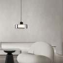 Axyaa Glass LED Chandelier Pendant Light for Home Decor