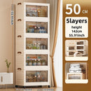Axyaa Double-Door Foldable Storage Box: Multi-Size Organizer for Living Room, Bedroom, Study
