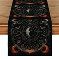 Axyaa Astrology Sun Moon Table Runner for Home Wedding Centerpieces