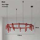 Axyaa Modern Minimalist Wine Red Bar Counter Pendant Light