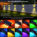 Axyaa Outdoor Solar Wall Lamp - Warm Light, Waterproof, Up/Down Lighting
