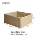 Axyaa Drawer Organizers for Clothes, Underwear, Socks - Foldable Storage Bins