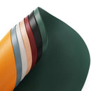 Axyaa Triangle Oval PU Leather Placemats Set for Stylish Table Settings